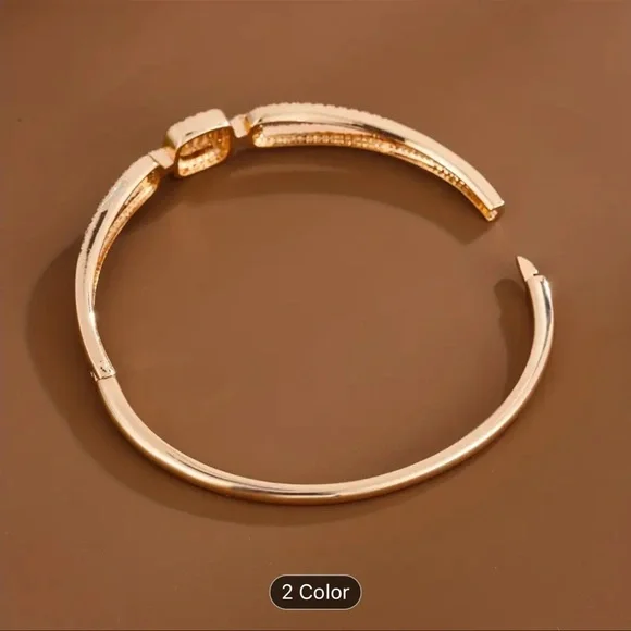 Elegant Zirconia-inlaid Bracelet, A Versatile And Trendy Fashion Accessory - Picture 8 of 9